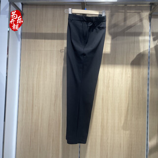 Fila men's 2025 spring high-end business casual straight knitted trousers f11m512601 f11m512601fbk m