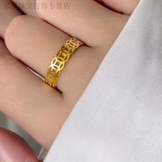 Rsrddy old phoenix bafanglaicai ring ancient copper coin ring new chinese style versatile jewelry bafanglaicai ring closed mouth beauty number nine same style