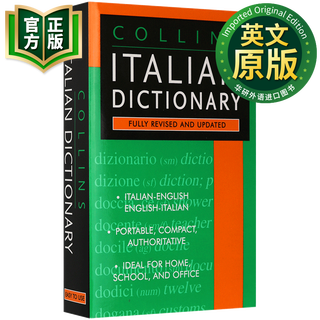 柯林斯意大利语字典词典 英文原版 Collins Italian Dictionary 英文版 9780061260490