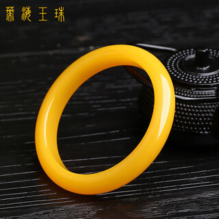 Kalain with certificate original ore chicken oil yellow beeswax bracelet for women natural blood amber bracelet fashion amber bracelet 1 cm beeswax bracelet 52m0 carat m-54mm