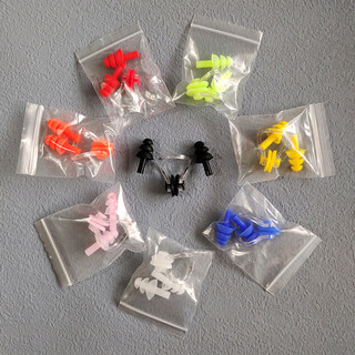 Zailu cloth cap swimming cap for men, women, students and older children, high elasticity and comfort, printed non-stretching breathable universal swimming cap, printed cloth cap + nose clip earplugs set, assorted colors