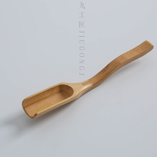 Fat donglai's same style tea ceremony six gentlemen combination nine craftsmen tea spoon tea shovel key bamboo products spare parts tea spoon (ordinary style)