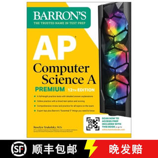 【3-4周达】AP Computer Science a Premium, 12th Edition: Prep Book with 6 Practice Tests + Comprehensive~