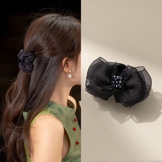 Chimera (chimera) bow hair clip back of the head hair clip headwear female high-end hair clip shark clip female birthday gift
