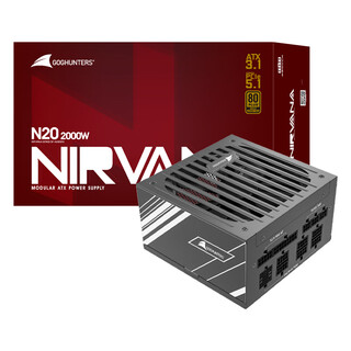 长城（GreatWall）猎金N系列台式机电脑电源全模组 80PLUS金牌认证 N20金牌全模ATX3.1（2000W）