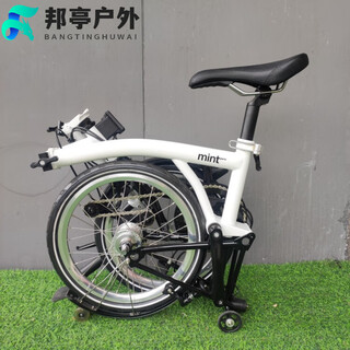 Oemg german imported quality mint fuyao domestic xiaobu three-folding bicycle 16 inches - a3 small wheel diameter portable single pure white - internal 3 speed 16 inches 16 inches