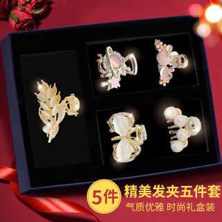 Dingjing mini hairpin hairpin headwear women's high-end hair accessories gift box girls practical niche gifts for girlfriends