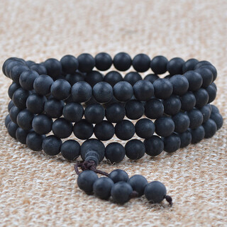 Dl 1998 fat donglai same medicine amber bracelet natural 68mm buddha bead necklace sandalwood cultural toy for men and women 8mm 108 pieces