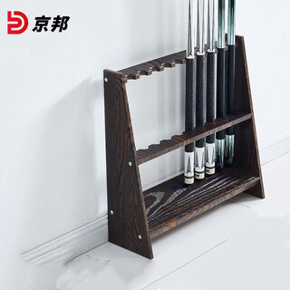 Jingbang billiard table adult standard american black eight billiard table commercial ball room 10-hole vertical billiard rod rack