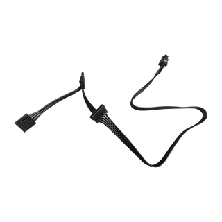 Great wall (great wall power interface module cable) computer motherboard 24pin power supply black flat cable 24-pin power supply cable fan and hard drive cable (black)