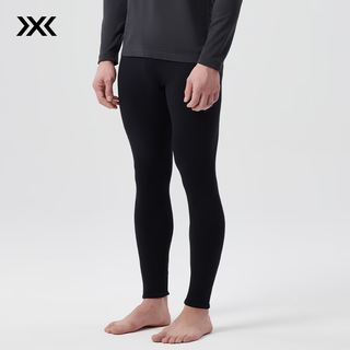 Xbionic men's instinct warm bottoming pants polartec fleece pants skin friendly breathable stretch autumn and winter 24953 dark night black l