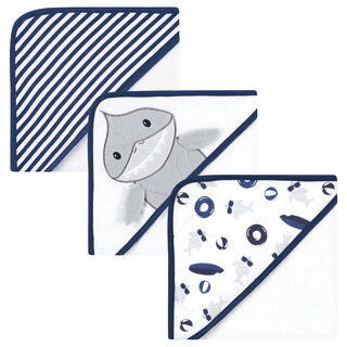 Hudson baby unisex baby cotton hooded towel