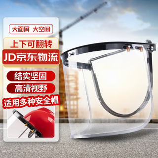 Beifute protective mask transparent polished dustproof anti-splash high temperature resistant industrial face protection welder with safety helmet type