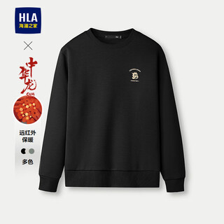 Hla hailan house sweatshirt men's autumn 25 chinese dragon new year round neck warm long-sleeved men