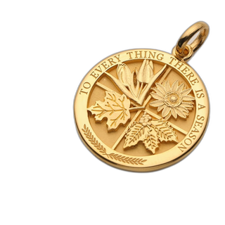 Sidayi everything has a regular 999 pure gold pendant 18k gold platinum original design creative men's and women's gold medal necklace pure gold 999 small version