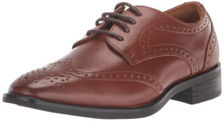 Stacy adams boys kaine wingtip oxford shoes cognac 6.5 big kid