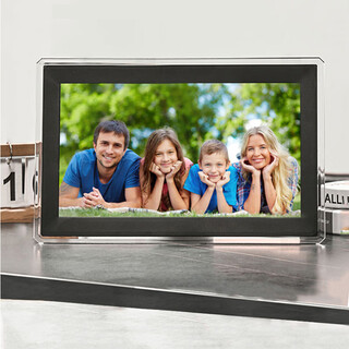 Yunzhixing 10/15.6-inch digital photo frame ips high-definition electronic photo album holder wifi remote wireless touch screen wide 15.6-inch black 32g memory + 32g expansion card