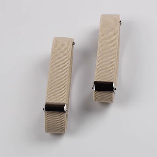 Zi jiafu sleeve cuffs men's shirt sleeve cuffs arm rings suit sleeve fixers anti-slip clips women's cuff tightening 2.5cm width khaki