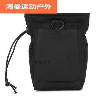 Ayub tactical small recycling bag molle storage bag camouflage utility bag waist seal accessory bag waist hanging tool bag waist bag tactical recycling bag black