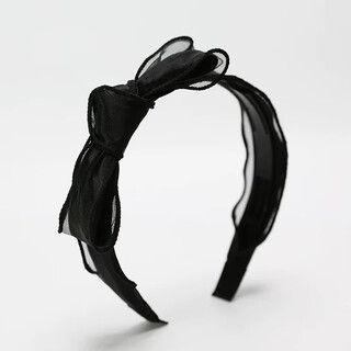 Chimera (chimera) simple and versatile three-dimensional bow headband that increases the top of the skull, a high-end headband, a headband, a hair accessory, a headband, a girl’s birthday gift