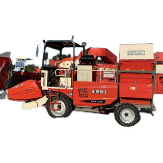 两用收获机全套新款四轮机械家用全自动农用多功能手动玉米收割机 详情请咨询客服 50马力轮式小两行