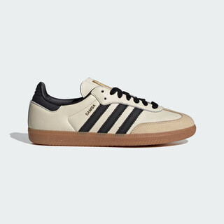 Adidas clover series women's samba og w women's casual shoes id0478 off-white/light khaki 38