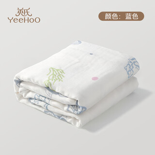 Yeehoo newborn baby gauze bath towel pure cotton baby children's bath towel large size bath cotton absorbent super soft 7a antibacterial