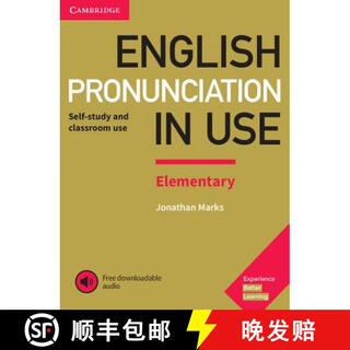 剑桥国际英语语音初级 English Pronunciation in Use Elementary Book with Answers and Downloadable Audio