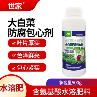 Shijia chinese cabbage antiseptic stuffing agent chinese cabbage cabbage stuffed with heart-burning leaves thick green swollen vegetables antiseptic water-soluble fertilizer
