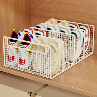 All are shoe cabinet storage artifacts, baby-specific shoe storage racks, space-saving children's shoe racks, children's shoe storage box storage racks, white small size, 1 pack