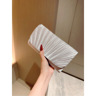 Woodpecker (tucano) 2025 celebrity dinner clutch women's european and american small bag with evening dress handbag evening cheongsam clutch silver