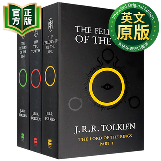 The lord of the rings trilogy english original the lord of the rings 3-volume set the fellowship of the ring the two towers the return of the king fantasy novel 9780261102385