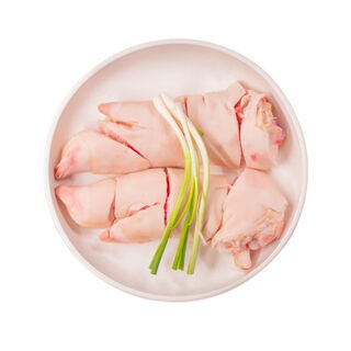 180 days white pork chilled and cut into tendon pork trotters 500g