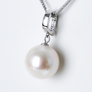 Dl 1998 fat donglai same style edison pearl pendant zhi luxury summer ningtian l natural fresh water large dot highlight buckle 11.5-12.5mm/silver inlaid buckle does not include chain