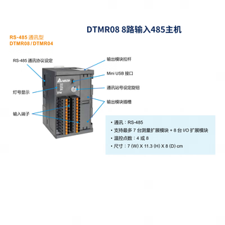 Deltastar delta ethernet thermostat e08/dtmn04/dtm-bdc/l/r/v/dov/30a/100a dtmr088 input 485 host