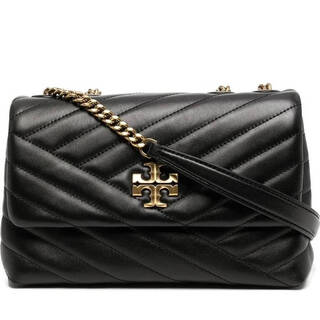 Tory burch women's bag kira small shoulder crossbody bag 90452 black gift christmas gift
