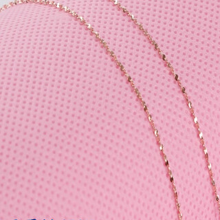 Kzd old phoenix 999 non-fading rose gold necklace women's clavicle chain without pendant sterling silver color gold-plated chain rose gold starry chain 45%