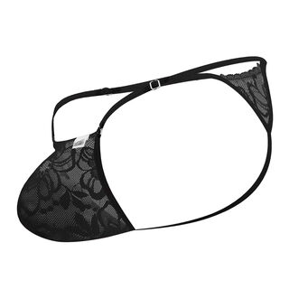 Candyman's new bag mesh lace pattern sexy men's thong 99685 black pre-order s/m (take the photo to agree to the instructions)