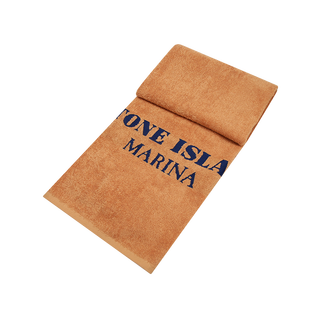 95% new stone island 25 spring and summer marina beach towel apricot un