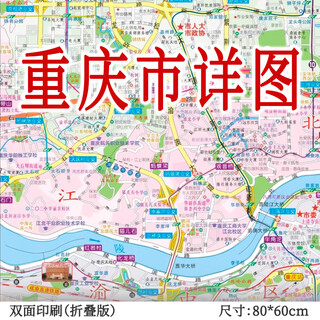 2025新版重庆市地图城区详图city城市街道小区地铁路线行政区域