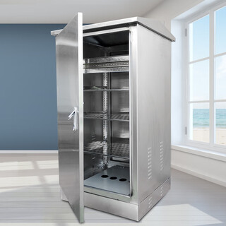 Stainless steel network cabinet 12u9u6u outdoor wall-mounted switch cabinet 0.6 meters outdoor waterproof power amplifier cabinet monitoring cabinet 1200*600*450 stainless steel original color 201 plate