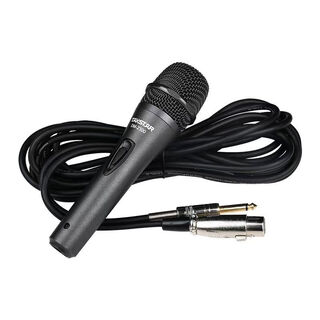 Desheng ta60 dynamic microphone wired microphone for guitar playing, karaoke and singing, home use outdoor sound card microphone with clear sound quality, desheng dm-2300 (6 meters microphone cable)