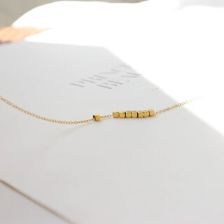 Hunter rui broken gold anklet plated with 18k gold bafanglaicai light luxury ins niche design high-end anklet for women 2025 new gold