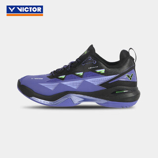 Victor's new authentic victor victory badminton shoes c90nl fully shock-absorbing badminton shoes for men and women, men's light iridescent purple/black c90nl 43