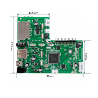 数码广告机相框套件显示二维码展览U盘自动循环相册视频图片 LVDS相框板