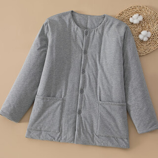 Cotton yong pure cotton handmade men's cotton jacket home cotton clothes for middle-aged and elderly thickened warm inner cotton clothes adult liner winter gray l recommended weight 100-120jin jin is equal to 0.5 kg