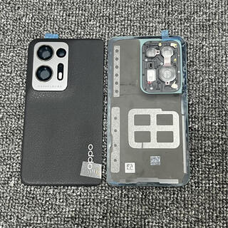 Asuitable for oppo findn2 original back cover folding screen mobile phone back case findn2 pure original glass battery cover findn2 black original back cover with lens