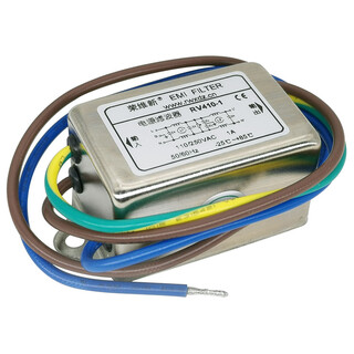 Ac single-phase double-section emc/emi power filter 220v anti-interference rv410-1a3a6a10a15a20a 1a lead type_rv410-1