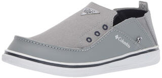 Columbia unisex kids bahama pfg boat shoe, monument, varsity navy monument, varsity navy 5 big kid