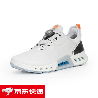 Aibudie men's shoes cowhide outdoor breathable sports shoes shock absorbing casual walking shoes waterproof golf shoes 130424 white 41